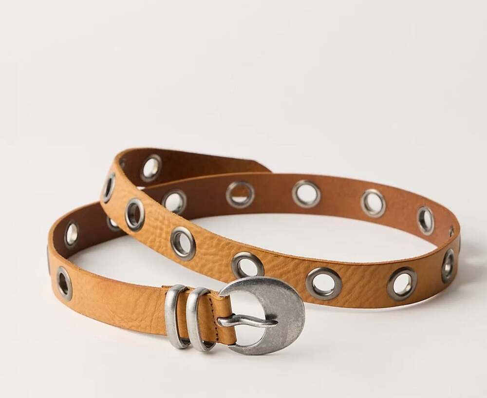 Free People Rosebowl Grommet Belt size M/L